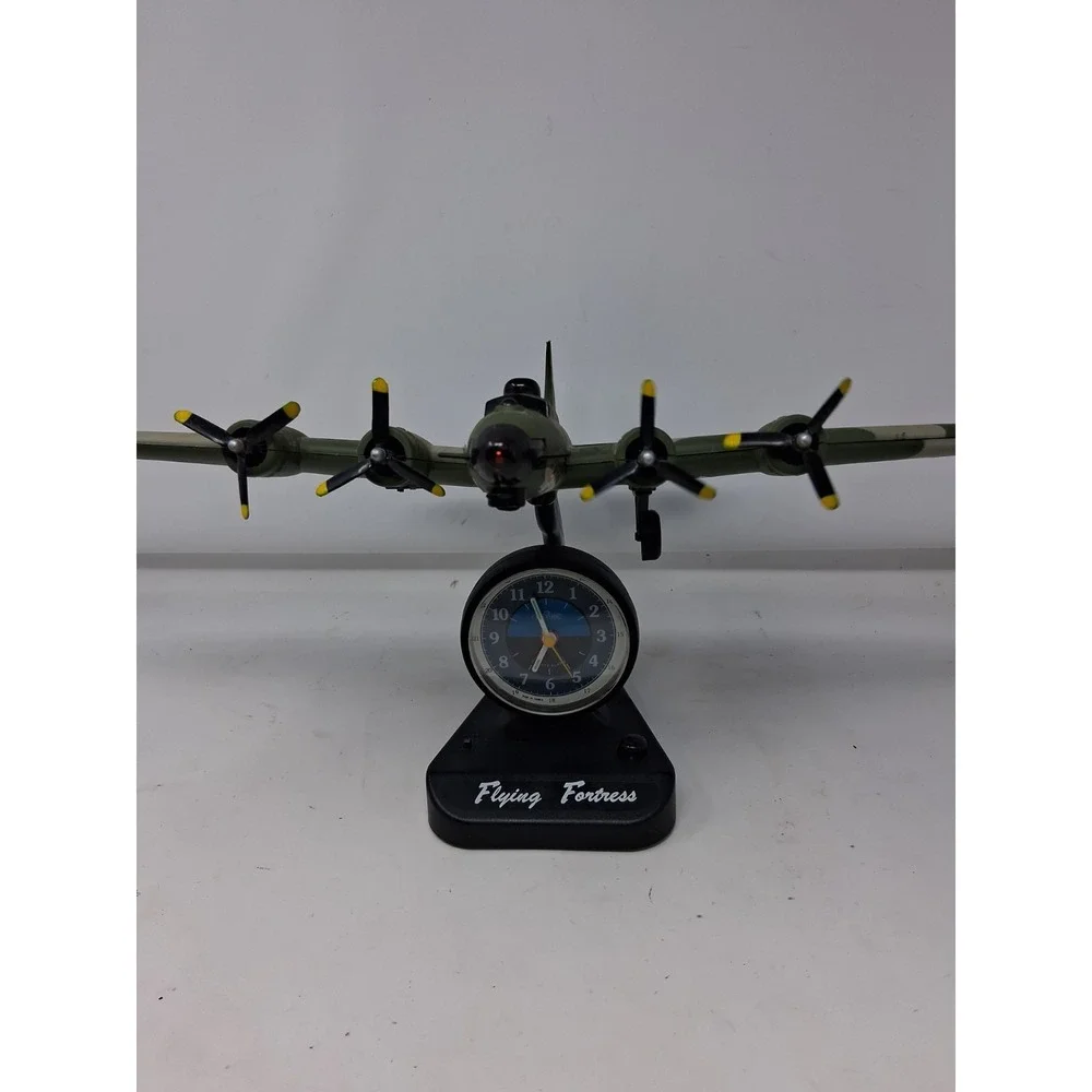 Teltime Flying Fortress 48324 R Alarm Clock Sound Effects Works/ READ. S
